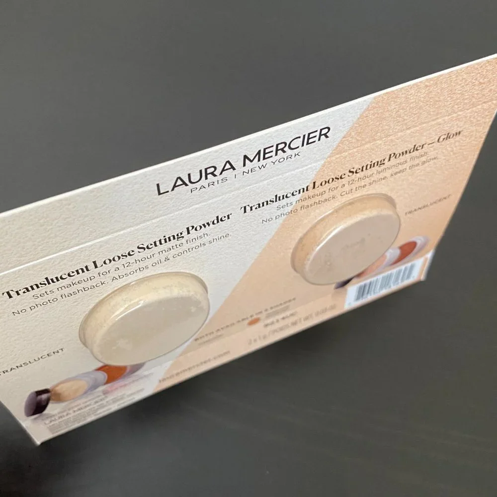 Laura Mercier Translucent Setting Powder duo (Matte finish & Glow finish)